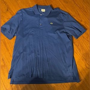 Lacoste blue polo